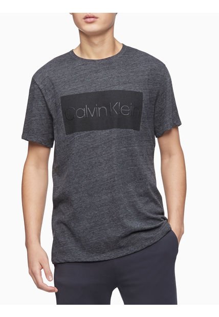 Camiseta Ss Iconic Hd Ck Box Overlay Te Calvin Klein
