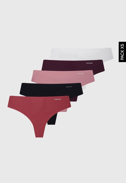 Pantie x5 Multicolor Calvin Klein