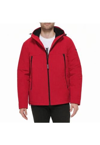 Chaqueta Roja Soft Shell Con Capota Y Forro De Sherpa Calvin Klein Calvin Klein