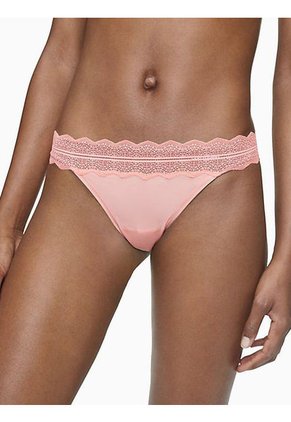 Pantie Coral Tipo Tanga En Microfibra Para Mujer Calvin Klein