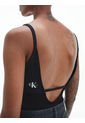 Body De Espalda Abierta Con Logo Negro Calvin Klein de Calvin Klein