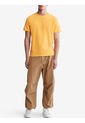 Camiseta Con Logo Hombre Naranja Calvin Klein de Calvin Klein