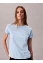 Camiseta Celeste Clásica Con Logo Estampado Calvin Klein de Calvin Klein