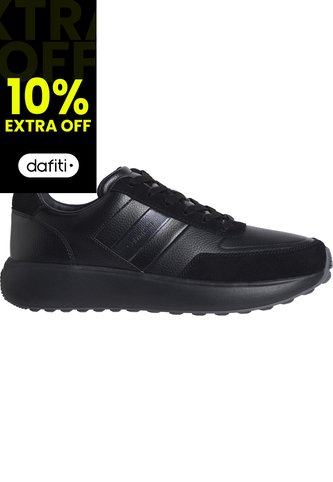 Tenis Negro De Running De Cuero Calvin Klein Calvin Klein