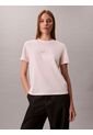 Camiseta Rosa Clásica Con Monograma Metalizado Calvin Klein de Calvin Klein