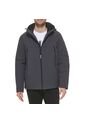 Chaqueta Gris Soft Shell Con Capota Y Forro De Sherpa Calvin Klein de Calvin Klein