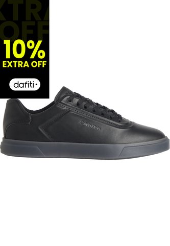 Tenis Negro Con Logo Tonal De Cuero - Brooke Calvin Klein Calvin Klein