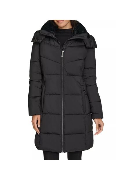 Buzo Negro Walker Con Capota Calvin Klein