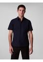 Camisa Azul Slim De Algodón Elástico Calvin Klein de Calvin Klein