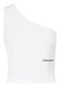 Top Blanco De Punto Milano Con Hombro Descubierto Calvin Klein de Calvin Klein