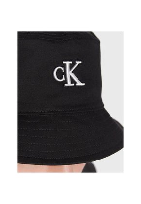 Sombrero De Pescador Con Logo Hombre Negro Calvin Klein
