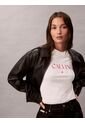Camiseta Blanca De Corte Clásico Con Gráfico Calvin Klein de Calvin Klein