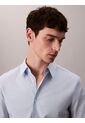 Camisa Azul Slim De Algodón Elástico Calvin Klein de Calvin Klein