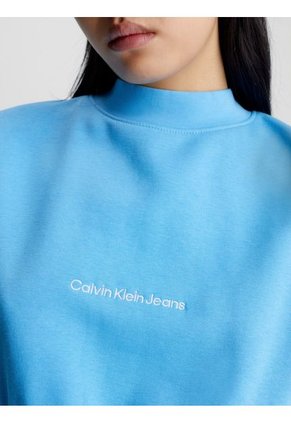 Saco Cropped Mujer Azul Calvin Klein