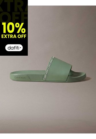 Sandalias Verde Essential Slide Institutional Calvin Klein Calvin Klein