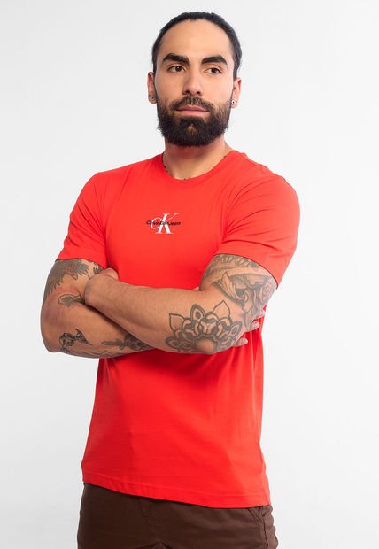 Camiseta Calvin Klein Rojo
