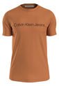 Camiseta Con Logo En El Pecho Hombre Chocolate Calvin Klein de Calvin Klein
