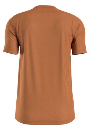 Camiseta Con Logo En El Pecho Hombre Chocolate Calvin Klein