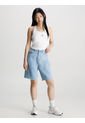 Camiseta De Tirantes Acanalada De Dos Capas Mujer Blanco Calvin Klein de Calvin Klein