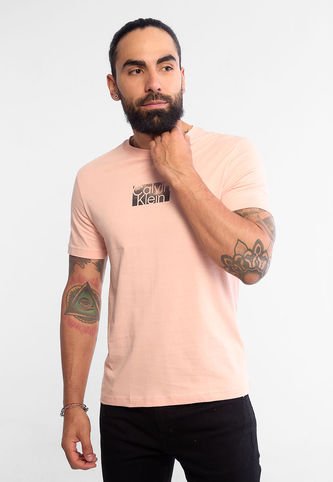 Camiseta Calvin Klein Rosa Nude Calvin Klein