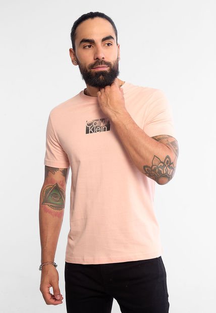 Camiseta Calvin Klein Rosa Nude