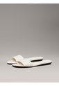 Sandalias Blanco De Jacquard Con Logo Calvin Klein de Calvin Klein