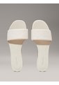 Sandalias Blanco De Jacquard Con Logo Calvin Klein de Calvin Klein