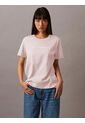 Camiseta Beige Con Logo Calvin Klein de Calvin Klein
