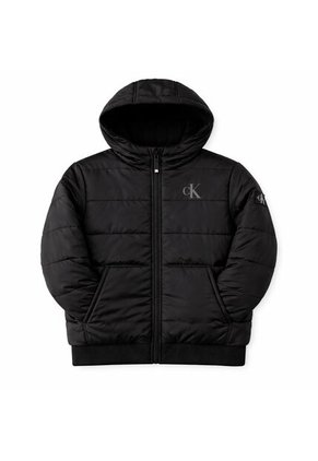 Chaqueta Negra Bomber De Sherpa Calvin Klein