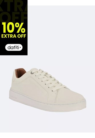 Tenis Blanco De Corte Bajo Con Suela De Plataforma Calvin Klein Calvin Klein