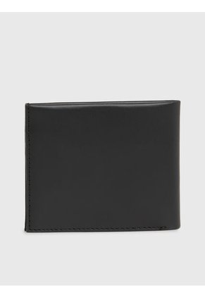 Billetera Negra Bifold Soft Con Monograma Calvin Klein