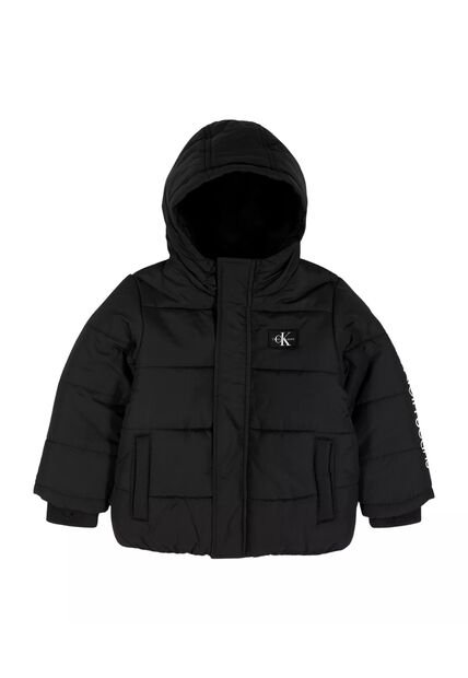 Chaqueta Negra / Rompe Viento Acolchada Ligera Calvin Klein