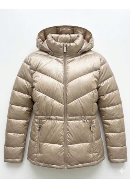 Rompeviento Beige Plegable Con Capota Calvin Klein