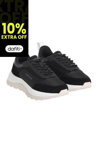 Tenis Multicolor Runner En Tejido De Malla Con Suela Gruesa Calvin Klein Calvin Klein