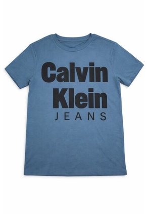 Camiseta Beige De Manga Corta Con Gráfico Dope Calvin Klein