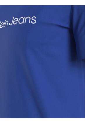 Camiseta Con Logo En El Pecho Hombre Azul Calvin Klein
