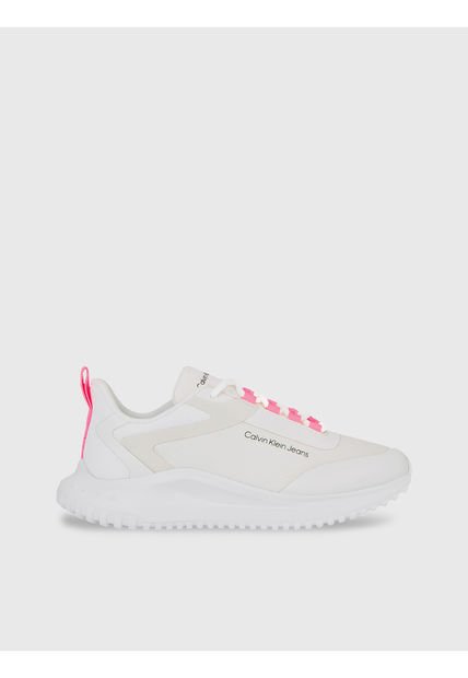 Tenis Blanco Eva Runner De Malla Calvin Klein