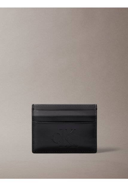 Tarjetero Negro Bold Calvin Klein