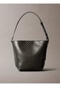Bolso Negro Mediano Con Estampado De Emblema Y Bolsillo Interior Calvin Klein de Calvin Klein