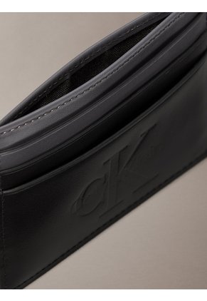 Tarjetero Negro Bold Calvin Klein
