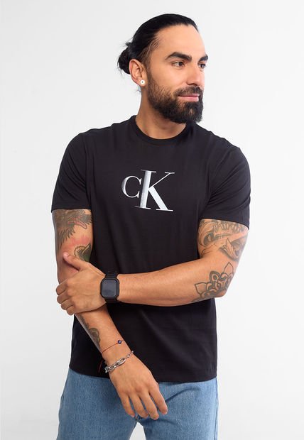 Camiseta Calvin Klein Negro