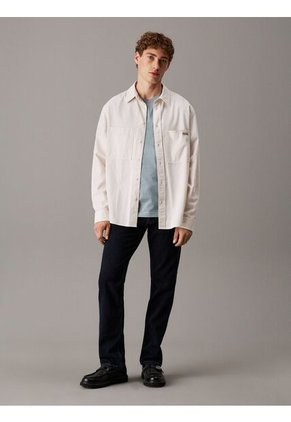 Camiseta Azul Con Logo En La Parte Trasera Calvin Klein