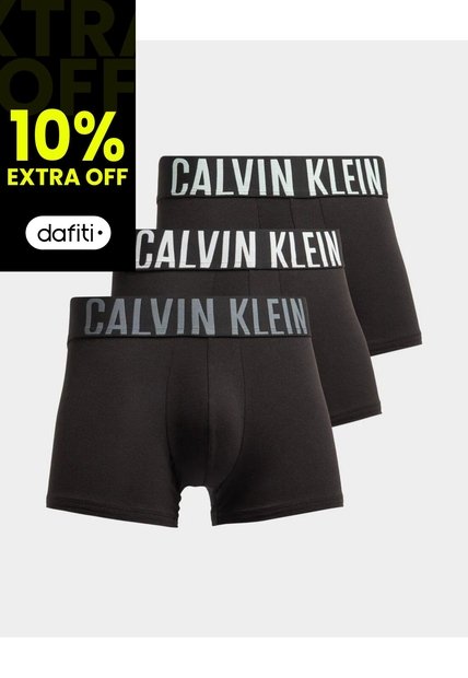 Pack Negro De 3 Boxers Brief - Intense Power Cotton Calvin Klein