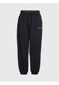 Jogger Negro De Chándal Holgado Algodón Orgánico Calvin Klein de Calvin Klein
