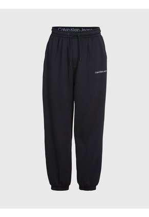 Jogger Negro De Chándal Holgado Algodón Orgánico Calvin Klein