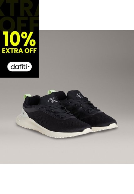 Tenis Negro Eva Runner Sock Calvin Klein