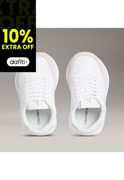 Tenis Blanco Runner Athleisure De Cuero Calvin Klein
