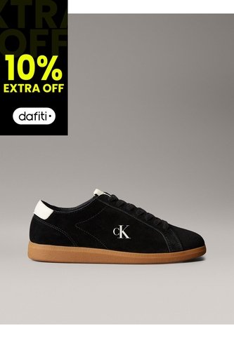 Tenis Negro Cupsole De Cuero Calvin Klein Calvin Klein