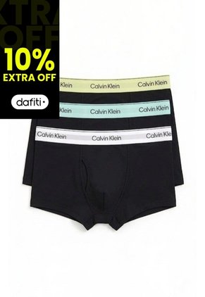 Pack Negro De 3 Boxers Trunk - Modern Cotton Stretch Calvin Klein