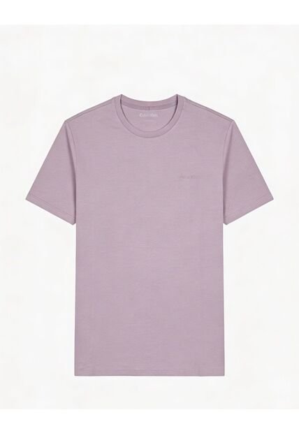 Camiseta Morada Solid Liquid Con Logo Calvin Klein